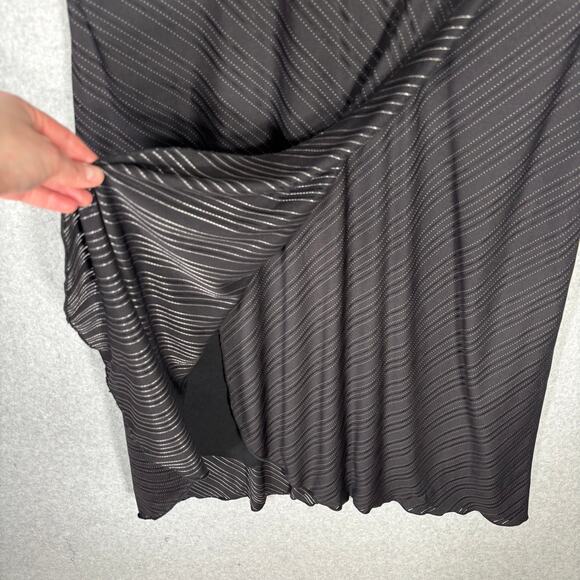 Torrid Dress 1X Midi Wrap Stretch Secretary Whimsygoth Y2C Career Church Fairy - Picture 10 of 15